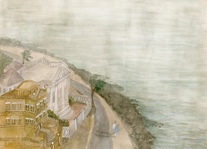 Houses by the sea