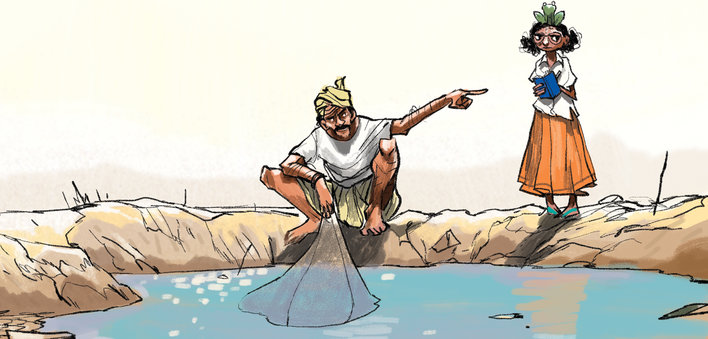 Man fishing