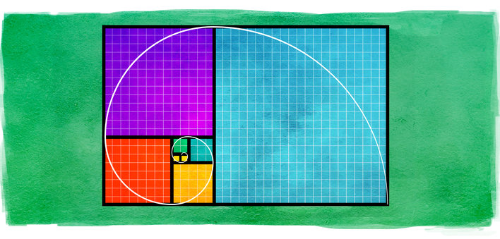 Fibonacci sequence grid