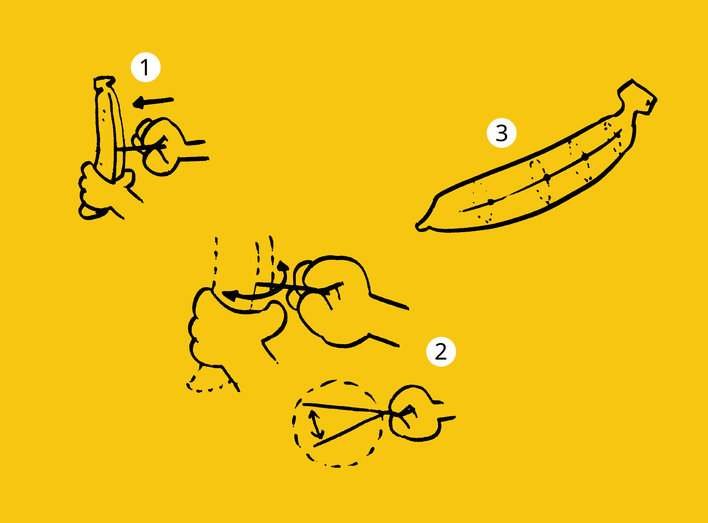 Making a magic banana