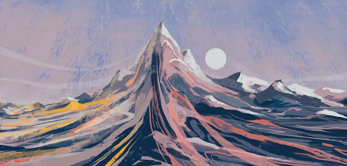 The formation of the himalayas due to the crashing of the Indian and Eurasian plate