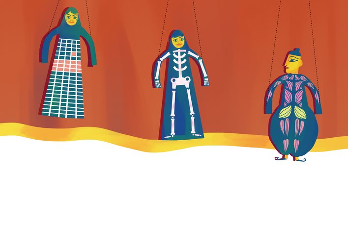 Puppets in the mela