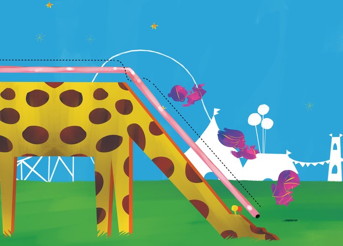 The giraffe slide