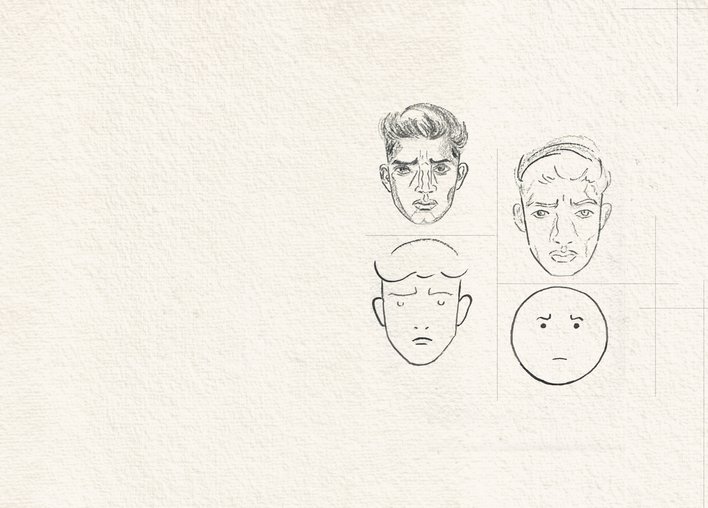 A drawing process