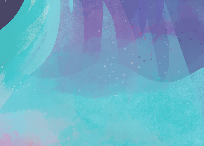 Blue swirls