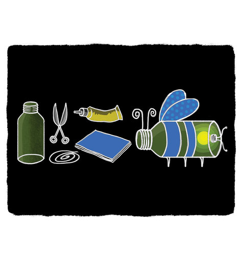 Make firefly using trash