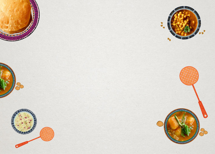 Curries with poori