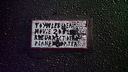 A Toynbee tile in New York City, 2013